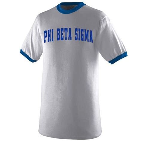 Phi Beta Sigma Ringer T Shirt Greek Gear