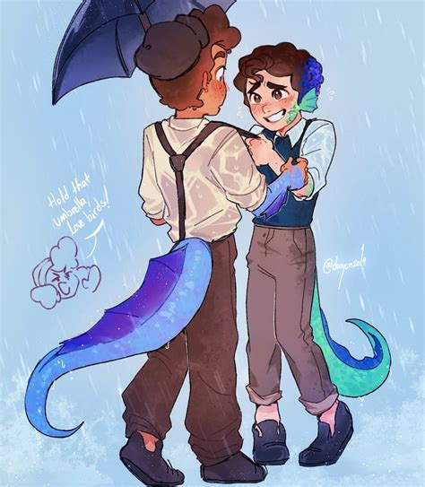 Pin By June On Luca Gay Disney Cute Drawings Disney Fan Art
