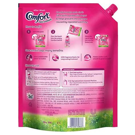 Comfort After Wash Lily Fresh Fabric Conditioner 2 L Jiomart