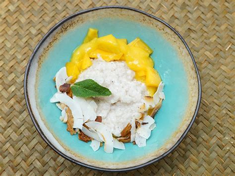 Mango Sticky Rice Mit Frischer Mango Und Kokoseis Rezept Kochbar De