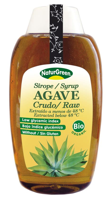 SIROPE CRUDO DE ÁGAVE SIN GLUTEN BIO NATURGREEN 500ML SocialGluten