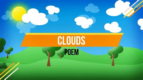 Clouds Lyrical Video English Nursery Rhymes Full Lyrics For Kids