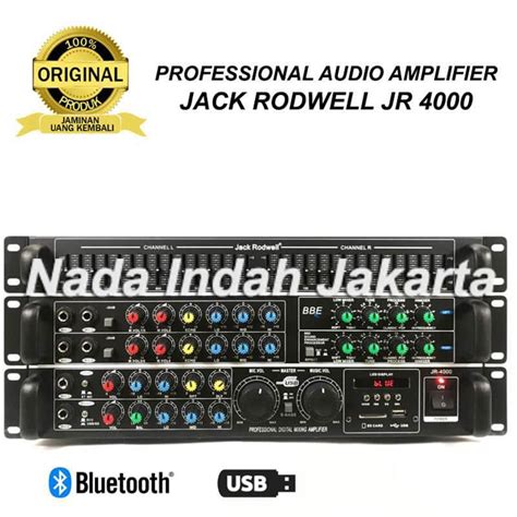 Jual Power Amplifier JACK RODWELL JR 4000 Ampli JR4000 Shopee Indonesia