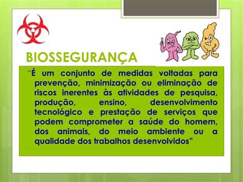 PPT BIOSSEGURANÇA PowerPoint Presentation free download ID 1930018