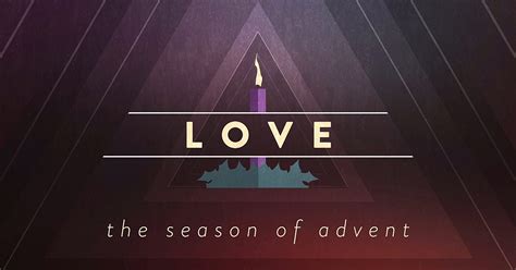 Christmas Advent Candles Love | Motion Video Background