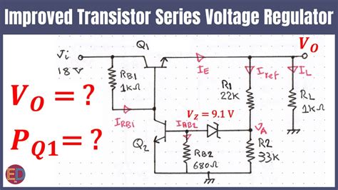 Transistor Series Voltage Regulator Zener Diode Voltage Regulator