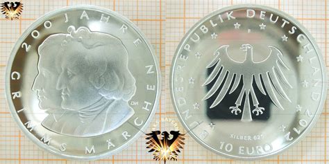 Euro Brd F Jahre Grimms M Rchen Silber