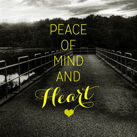 Peace Of Mind And Heart