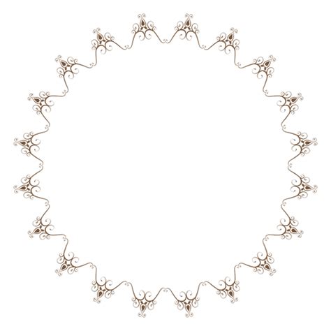 Decorative Circle Frame Transparent Png Svg Vector File