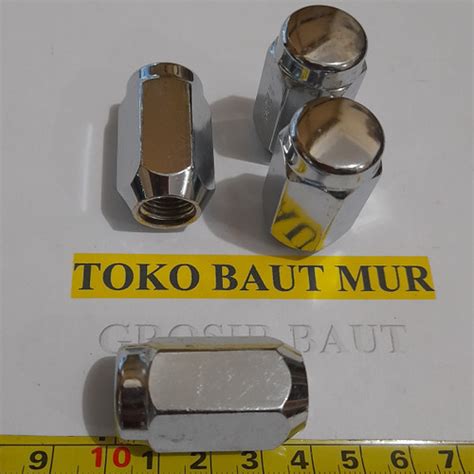 Jual NUT RACING LONG MUR BAUT RODA PANJANG 12X1 5 KUNCI 21 Kab