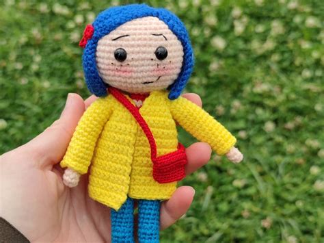 Coraline Doll Crochet Coraline Amigurumi Coraline Stuffed Coraline