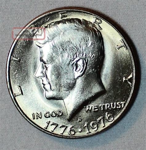 D Kennedy Half Dollar Bicentennial Uncirculated Clad U S Coin