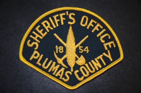 Dalstars82s Image Plumas County Police Patches Sheriff Badge