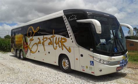 Ônibus 46 lugares SCANIA MPOLO PARADISO R Zapatur Viagens e Turismo