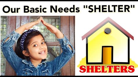 Basic Needs Shelter Types About Shelter Youtube