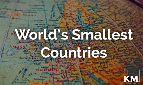 Top 20 Smallest Countries In The World (Area & Population) 2023 ...