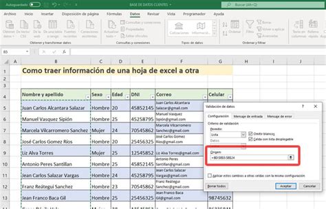 Traer Información De Una Hoja A Otra