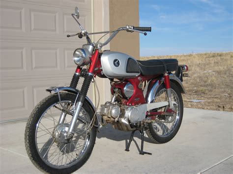 1967 Honda Cl90 90cc Ohc Engine With 4 Speed Transmission Honda Bikes