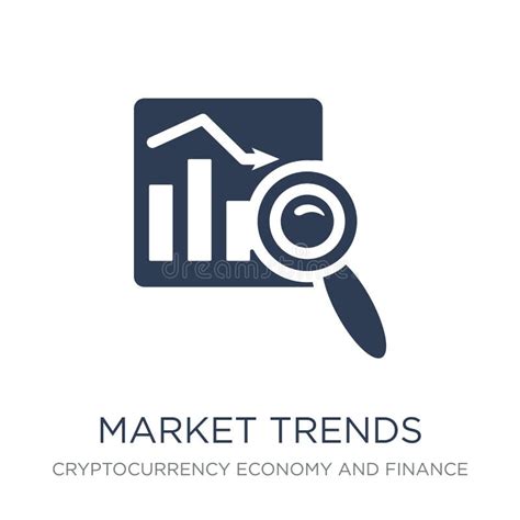 Market Trends Icon Trendy Modern Flat Linear Vector Market Trends Icon