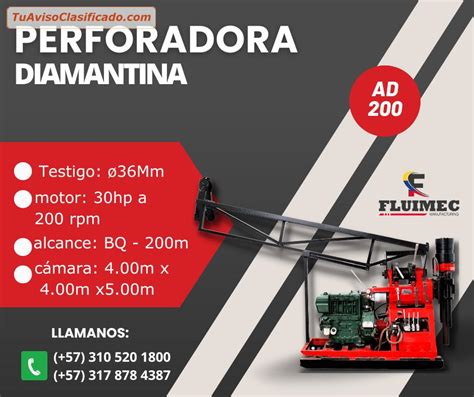 PERFORADORA DIAMANTINA AD 200 EQUIPO DE PERFORACION Otros