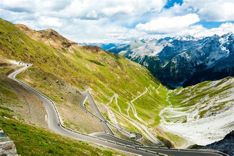 Road at Passo Dello Stelvio, Alto Adige, Italy Mural - Murals Your Way