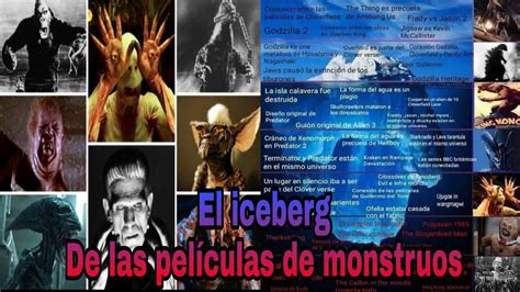 el iceberg de las películas de monstruos extra YouTube