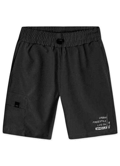 Bermuda Infantil Masculina Preto Marisol