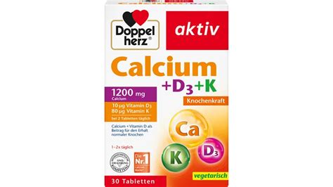 Doppelherz Calcium Vitamin D3 30 Tabletten online bestellen MÜLLER