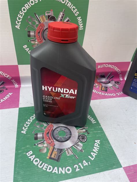 ACEITE HYUNDAI XTEER GASOLINA 10W40 1 LITRO Tienda Desarmaduria Lampa