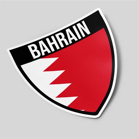 Bahrain Shield Flag GoStickMe