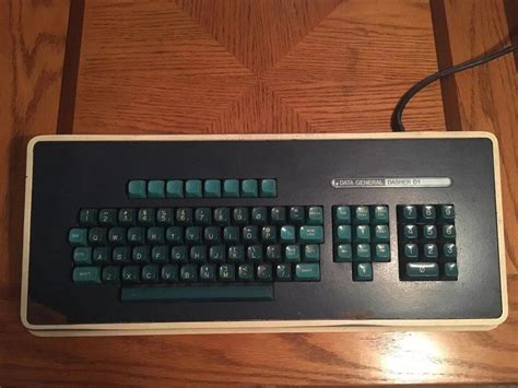 vintage data general dasher  mechanical terminal keyboard