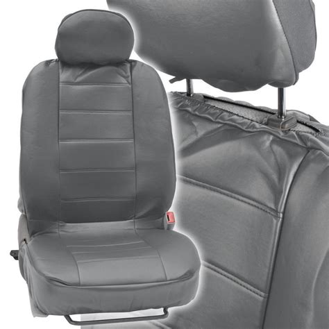 ProSyn Gray Leather Auto Seat Cover For Nissan Sentra Full Set Car Cover