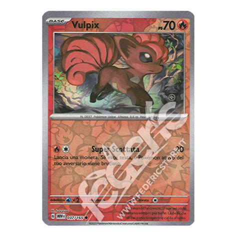 037 165 Vulpix Comune Reverse IT MINT Federicstore