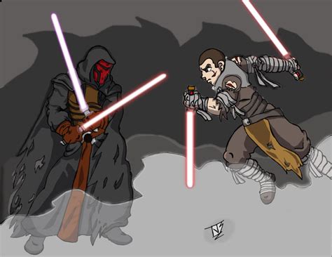 Darth Revan Vs Starkiller By Mondo On Deviantart