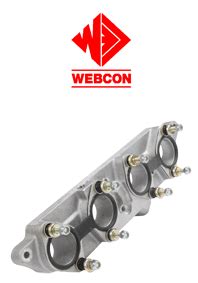 Webcon Short Twin Dcoe Inlet Manifold For Ford Pinto John Paulding