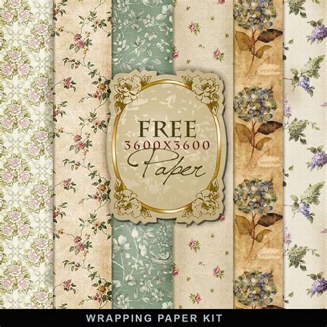 Freebies Vintage Wrapping Paperfar Far Hill Free Database Of Digital