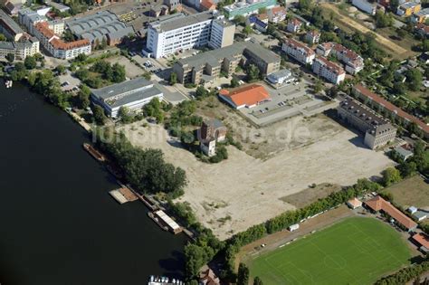 Berlin Von Oben Entwicklungsgebiet Der Industriebrache Auf Dem