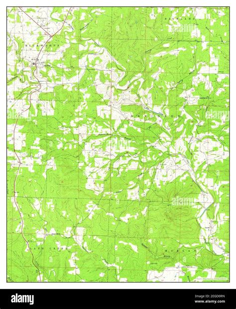 Ash Flat Arkansas Map 1962 124000 United States Of America By