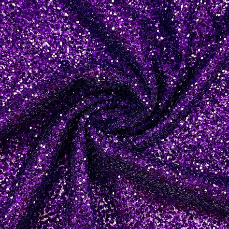 Tule Glitter Pesado Roxo