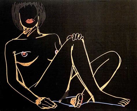 Steel Drawing Edition Sitting Nude By Tom Wesselmann On Artnet