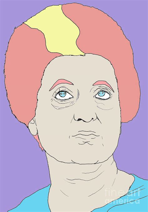 Indira Gandhi Drawing Digital Art by Danaan Andrew