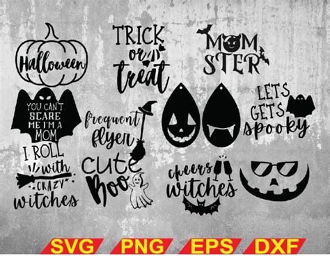 Halloween Bundle Svg Cut Files Crella