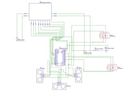 Rangkaian Eksbot Resources EasyEDA