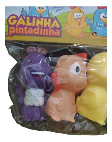 Bonecos De Vinil Galinha Pintadinha Kit Personagens