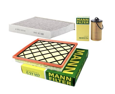 Mann Filter Air Oil Cabin Filters RAPKIT35728 Run Auto Parts