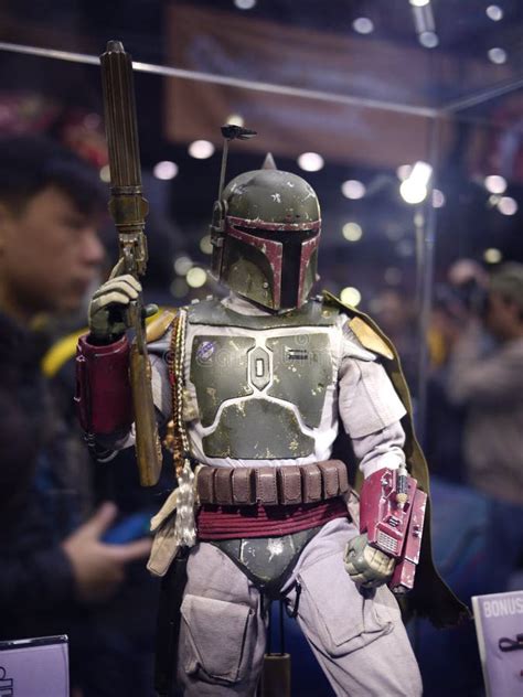 Kopfgeldjäger Boba Fett In Den Kriegen Der Sterne Redaktionelles Stockfotografie Bild Von