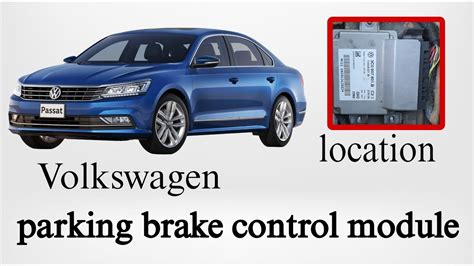 Volkswagen Parking Brake Control Unit Location YouTube