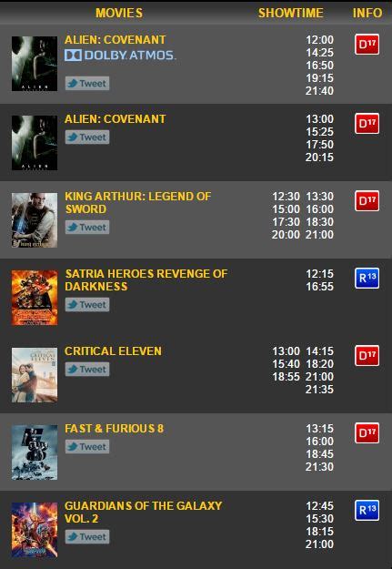 Jadwal Bioskop di Ciwalk XXI Bandung - Jadwal Bioskop Terbaru