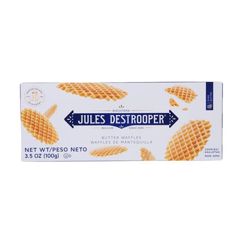 Jules Destrooper Butter Waffle Cookies 3 5 Oz