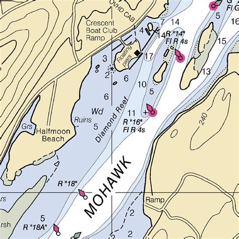 mohawk river waterford map  national oceanographic atmospheric